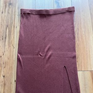 Abercrombie Ribbed Midi Skirt